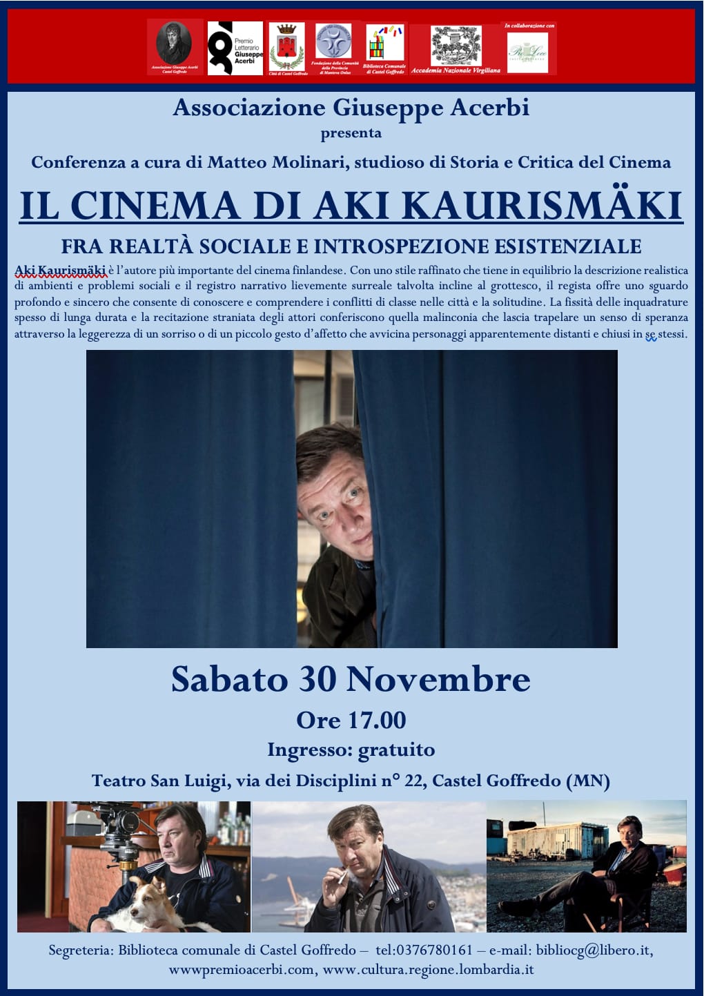 Il cinema di Aki Kaurismaki(30 novembre 2024)