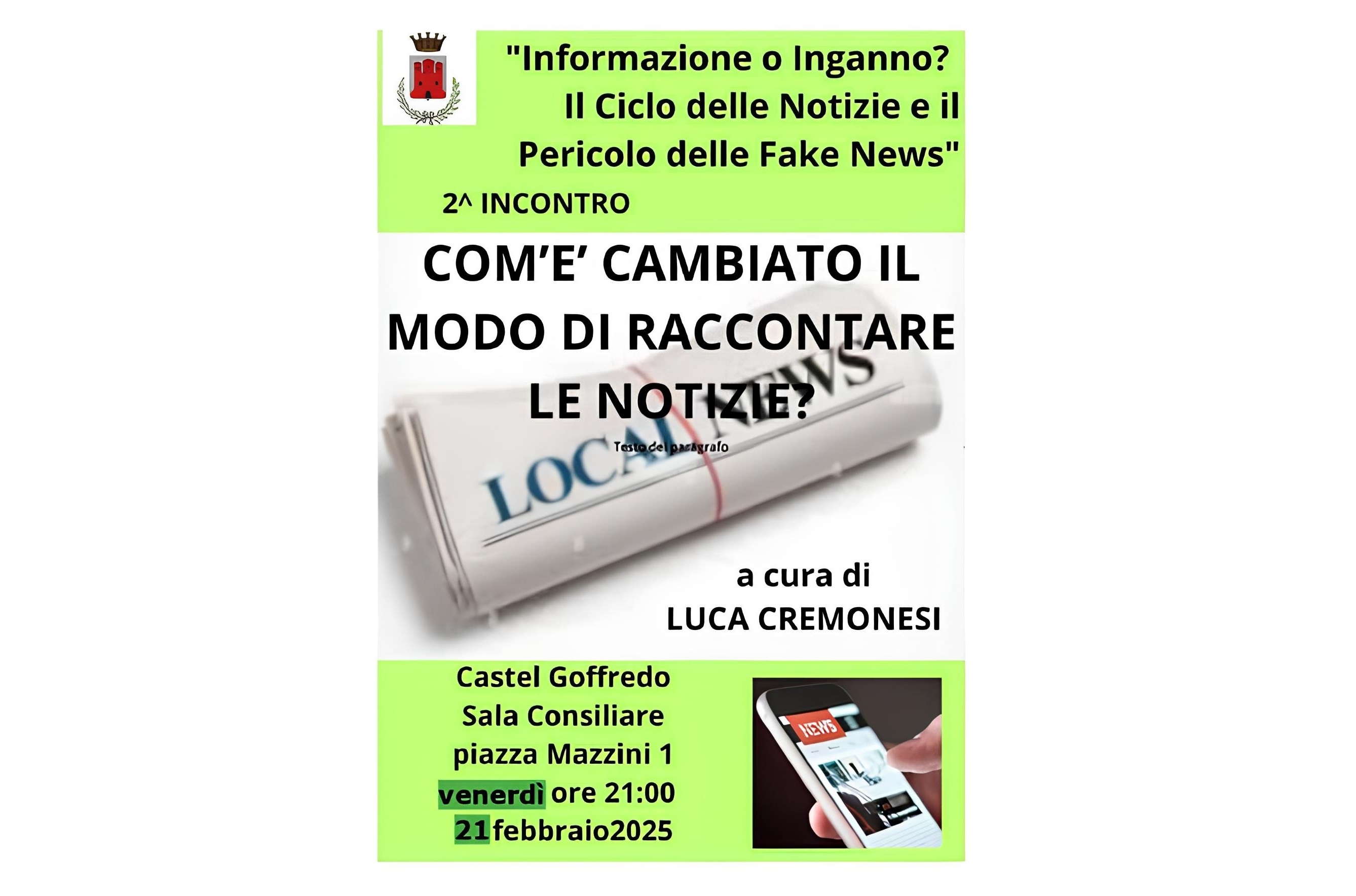 Ciclo delle notizie e pericolo fake news (21/02/2025)