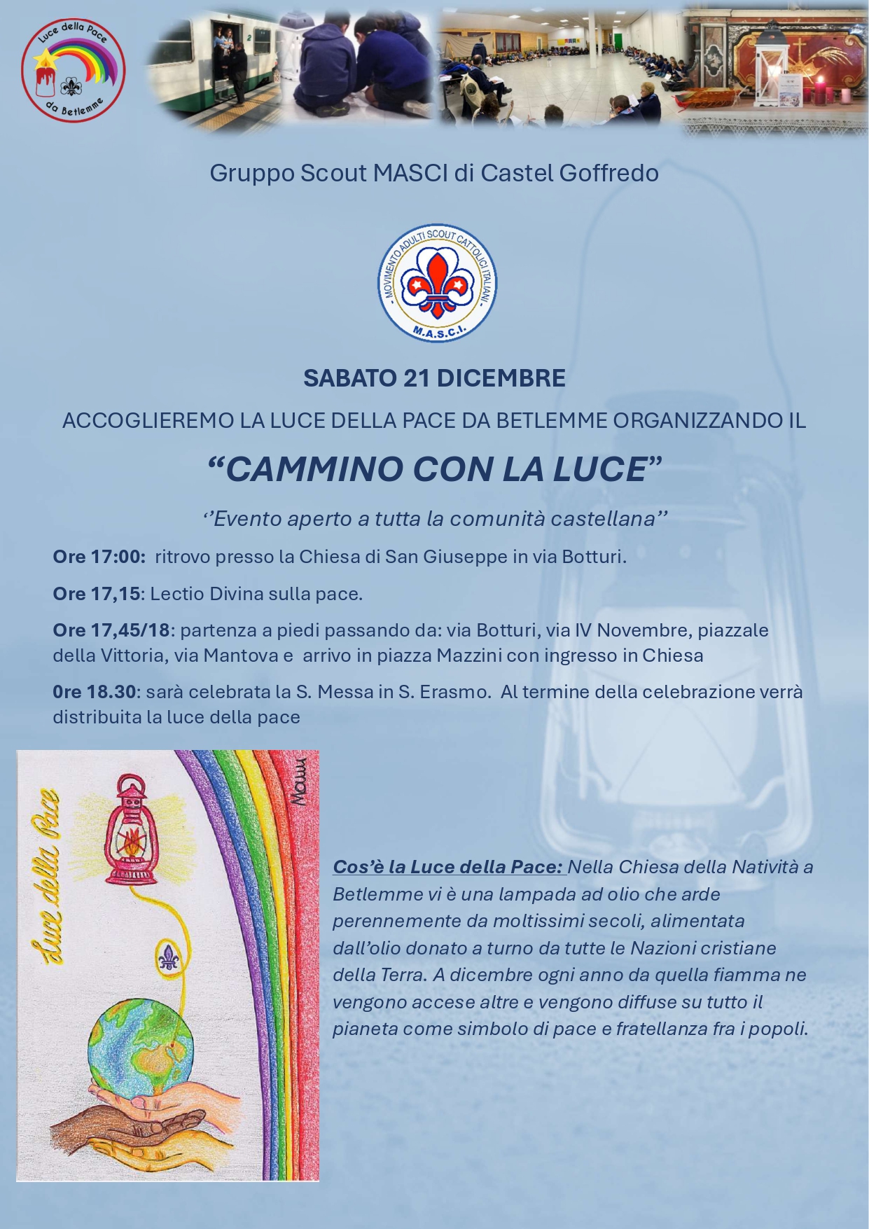 Cammino con la luce (21/12/2024)