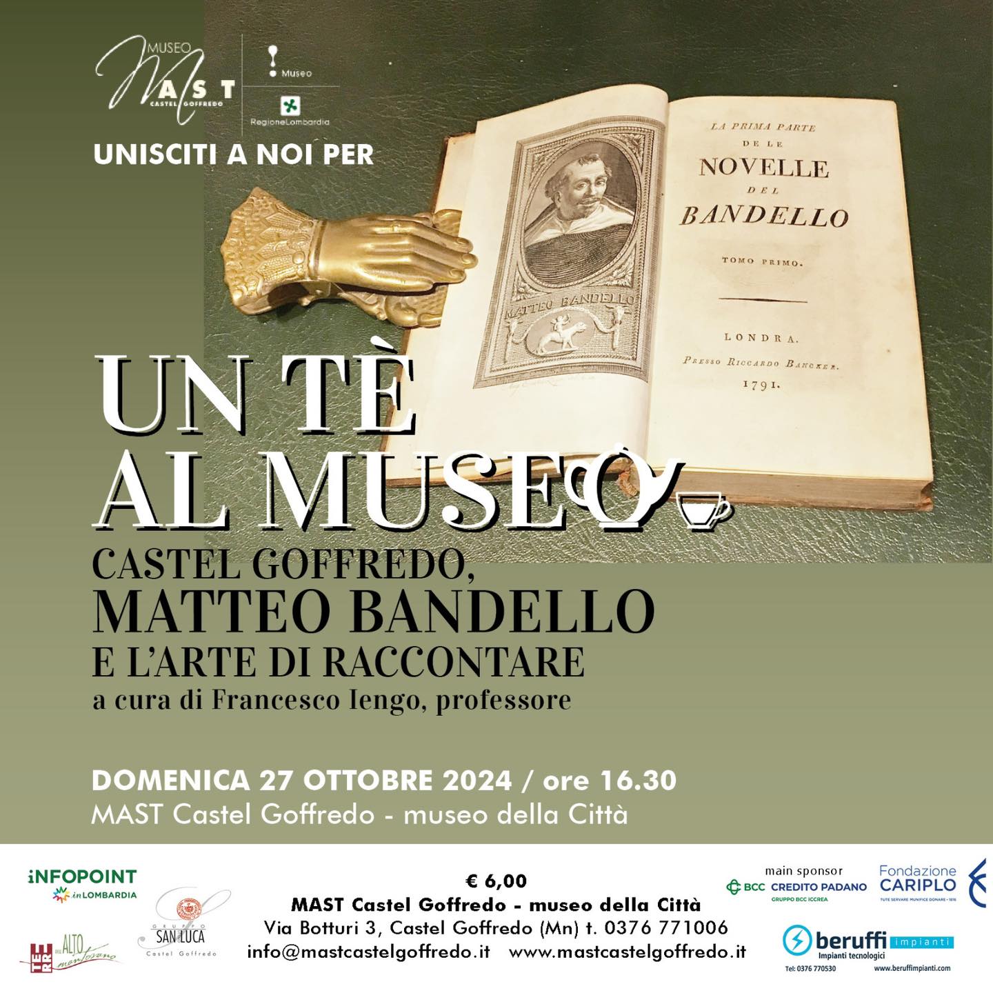 Un te' al museo(27 ottobre 2024)