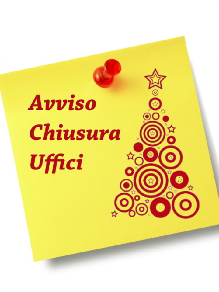 Chiusura anticipata Uffici Comunali (24-31/12/2024)