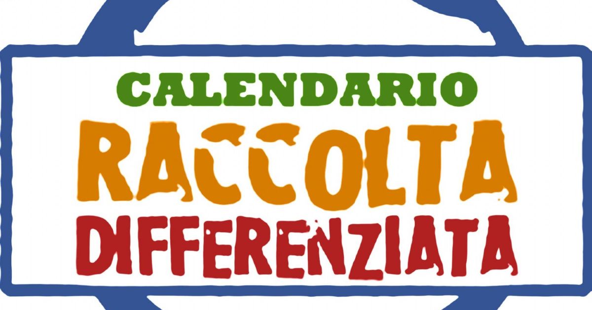 Calendario raccolta rifiuti 2025