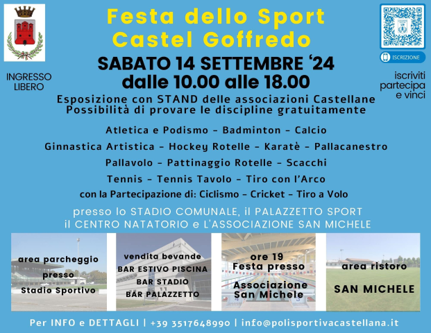 Festa dello sport Castel Goffredo (14 settembre 2024)